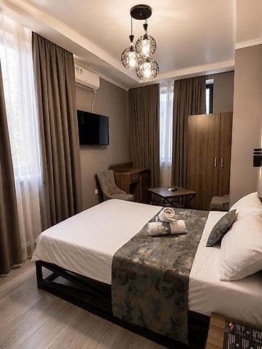 vip hostel: Уютный номер-студия с собственной ванной комнатой - Двуспальная — 1
