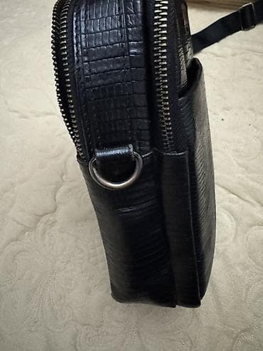 мото барсетка: Срочно!!! Бутун Мужская сумка через плечо/в руку, черная - — 3