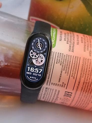 honor band 5: Mi band 8 Фитнес-браслет с цветным AMOLED-экраном - Лаконичный — 6