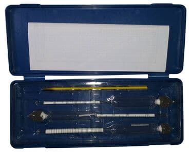 дополнительные приборы: Профессиональный набор ареометров для определения концентрации спирта — 1