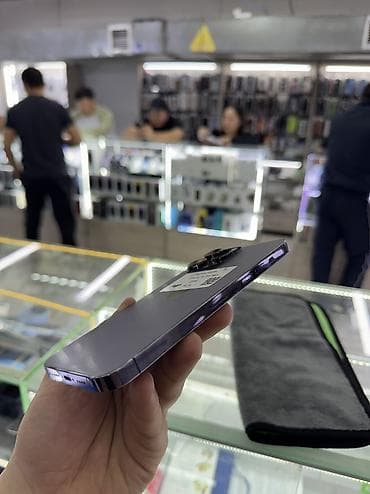 iphone 14 pri: IPhone 14 Pro Max, Б/у, 256 ГБ, Deep Purple, Чехол, Зарядное устройство, Защитное стекло — 2