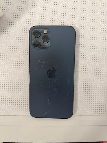 iphone iphone: IPhone 12 Pro, Б/у, 256 ГБ, Midnight, Защитное стекло, Чехол, 83 % — 1