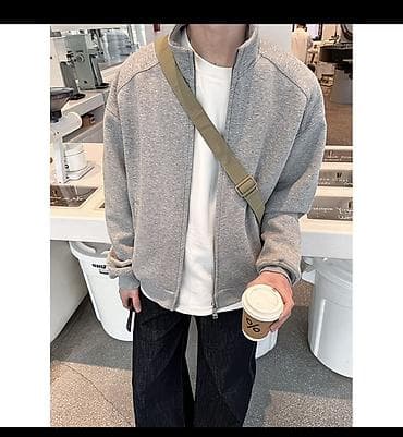 nike teech: Серая мужская кофта/джемпер на молнии (zip-up). Сатылат жаны в — 3