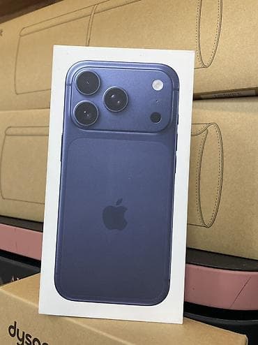 сколько стоит iphone 19: IPhone 17 Pro, Новый, 256 ГБ, Blue Titanium, Кабель, 100 % — 1