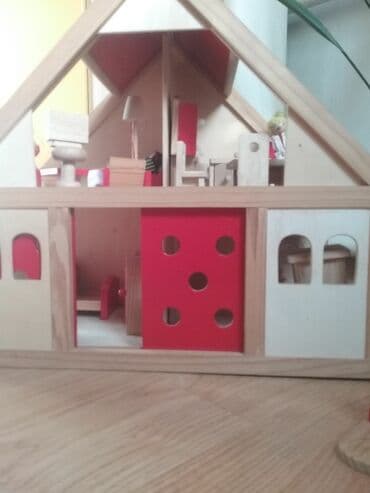 кукольный домик бу: Домик, мебель, куклы, дерево, Голландия, Турция, прошу 3700 сом, в — 3