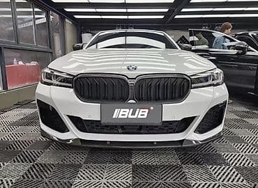 bmw g30 крыло: Юбка переднего бампера BMW, цвет - Черный — 4
