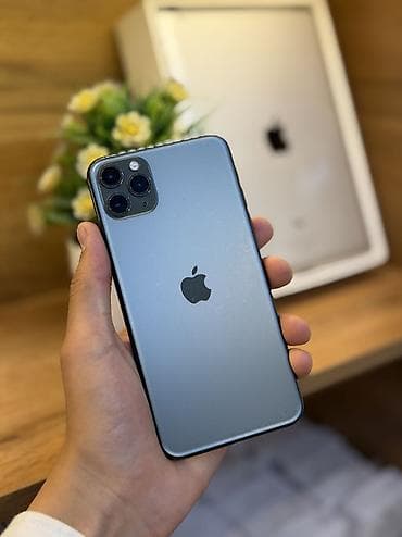 IPhone 11 Pro, Б/у, 64 ГБ, Зеленый, Коробка, 100 %