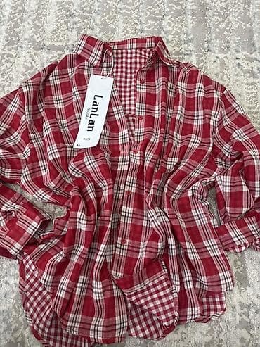 пижамные костюмы: Женская пижама комплект - Двухпредметный набор: рубашка на пуговицах — 1