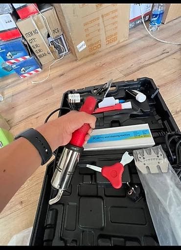 Аквариумы: Электрическая машинка для стрижки овец/шерсти Inskip (DC electric wool — 1