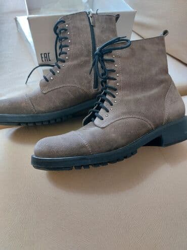 купить женскую обувь больших размеров: Ботинки (натуральная замша) 39 размер, состояние идеальное — 4