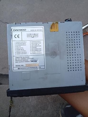 electro: Автомобильная магнитола Daewoo AKP-6835 (кассетная) - Тип: кассетный — 1