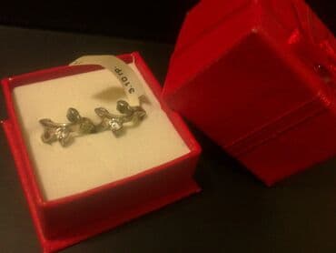 Серебряные серьги с цирконами
925 пробы
3,10 г