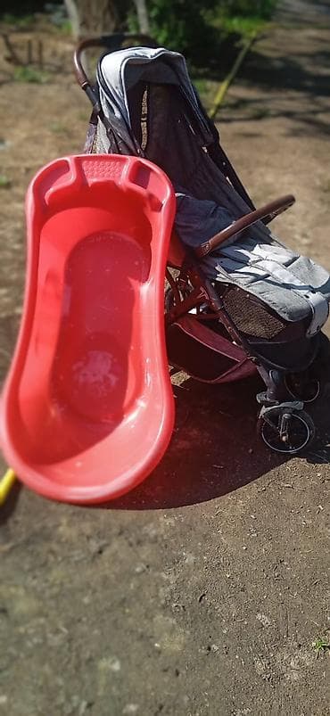 red centr: Детская прогулочная коляска + детская ванночка Коляска: - Прогулочный — 3