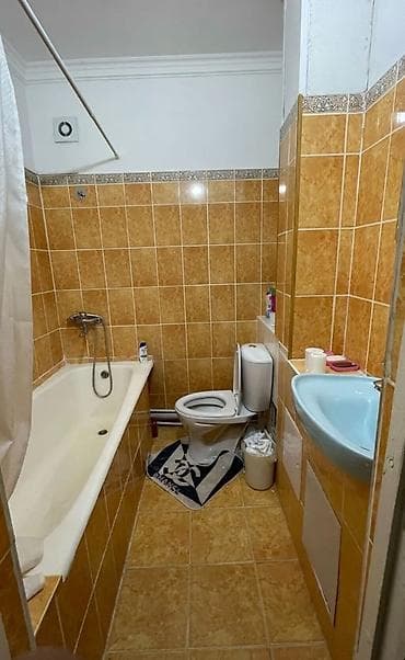 Батирлер: 2 бөлмө, 65 м², 12-мкр 106-серия, 1 кабат, Евро оңдоо — 2