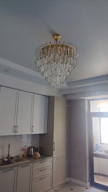 Хрустальная потолочная люстра в классическом стиле - Тип: потолочная