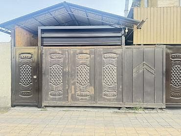 Кованые откатные ворота
Ширина 4,30 м
Высота 2,11 м at lalafo.kg Кованые откатные ворота
Ширина 4,30 м
Высота 2,11 м