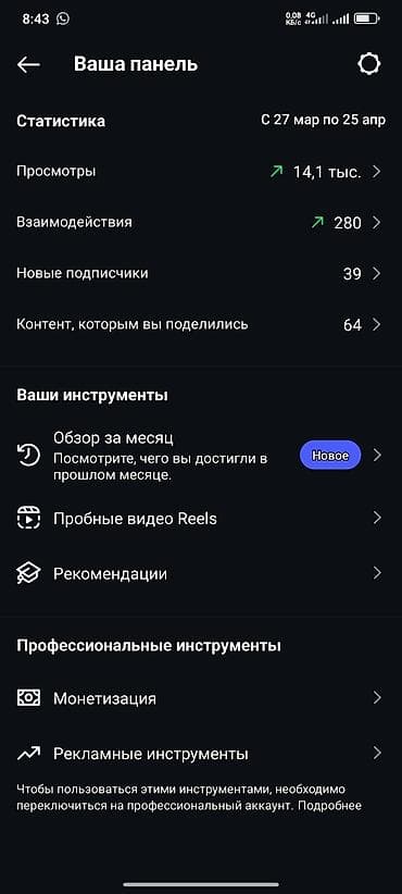 бала багам: Instagram, Контентти иштеп чыгуу — 2