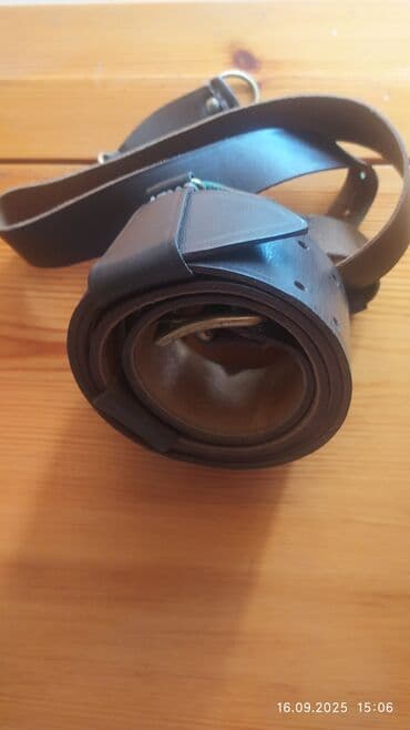 ремень офицерский: Ремень, Материал: Лаковая кожа, Мужские, Новый — 3