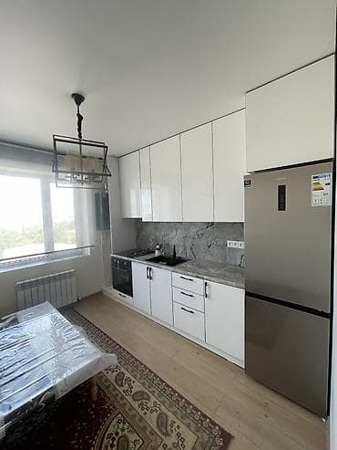 светлая поляна: 2 комнаты, 40 м², Дордой рынок / базар 5 этаж, Дизайнерский ремонт — 3