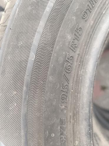 Унаа: Шиналар 195 / 65 / R 15, Жай, Колдонулган, Комплект, Жеңил унаалар, Bridgestone — 3