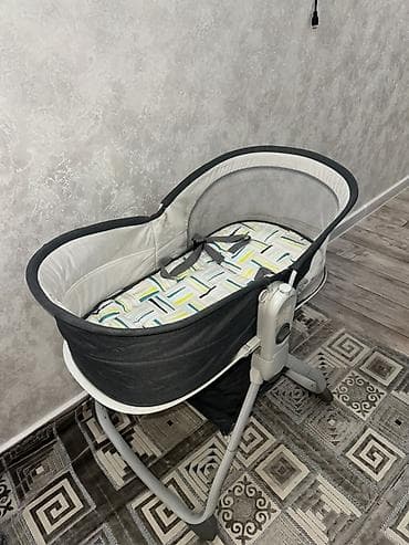 Люлька, Б/у, Колыбель, Металл, цвет - Серый, Самовывоз — 2