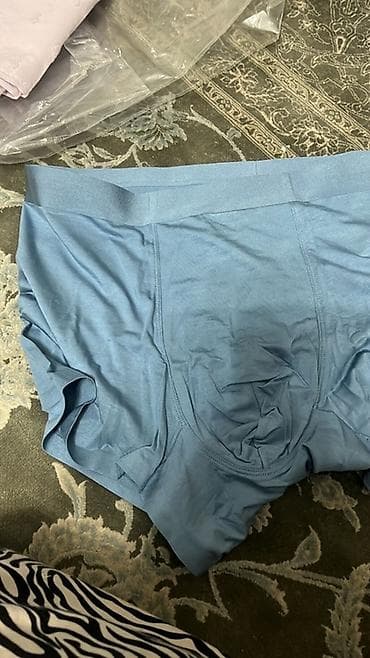 фитнес одежды: Мужские домашние комплекты: клетчатые брюки + трусы-боксеры - Брюки — 3