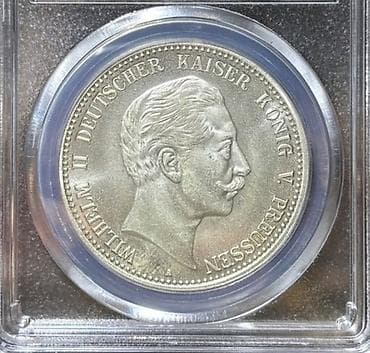 Монета Германской империи 5 марок, 1900 г., Королевство Пруссия