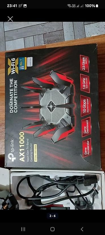 d link: Беспроводной маршрутизатор TP‑Link Archer AX1100 (AX11000) — игровой — 3