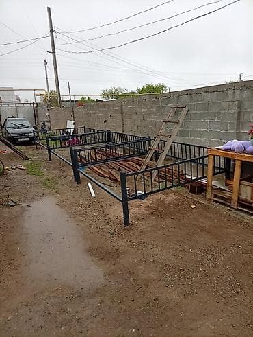 Тапчан метир - Материал: профильная сталь, сварная конструкция. -