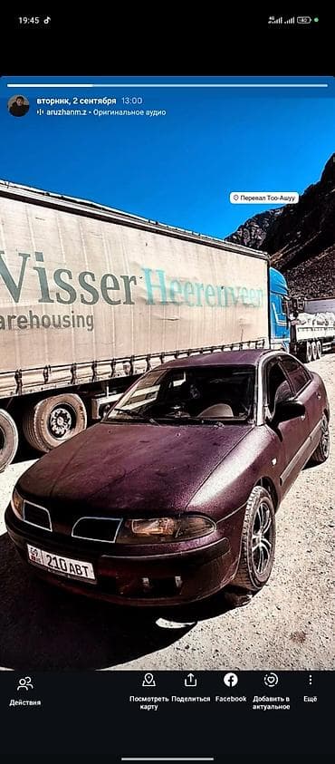 ош малибу: Mitsubishi Carisma: 2000 г., 1.6 л, Механика, Седан — 3