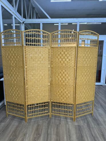 7 микра район: Ширма Ширма плетенка 180 длина 50 ширина одной секции в ширме 4 — 3