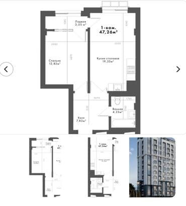 сниму квартиру васток 5: 1 комната, 48 м², Элитка, 8 этаж, ПСО (под самоотделку) — 3