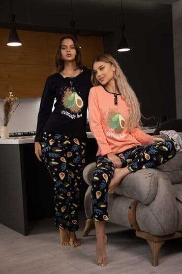 пижамы муслиновые: Женская пижама 100%хлопок Размер : л -3 хл (44-54) Цена:1100 сом ✅ — 1