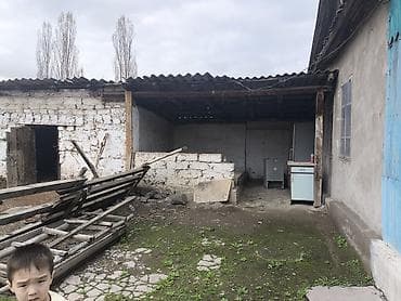 срочно прода: Продается 2-х комнатный дом, карабалта ул. железнодорожная 73, участок — 6