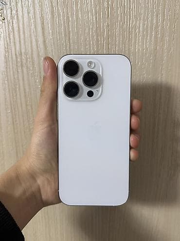 IPhone 16 Pro, Б/у, 256 ГБ, White Titanium, В рассрочку, 98 %