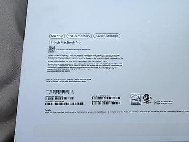 macbook 14 pro: Б/у, Apple M4, ОЗУ, RAM: 16 ГБ — 1