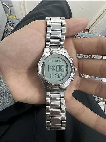 чехол на 7: Новый Цифровые наручные часы с металлическим браслетом - Корпус и — 1