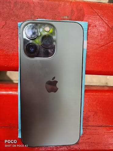 IPhone 13 Pro, Б/у, 256 ГБ, Графит, Чехол, 80 %