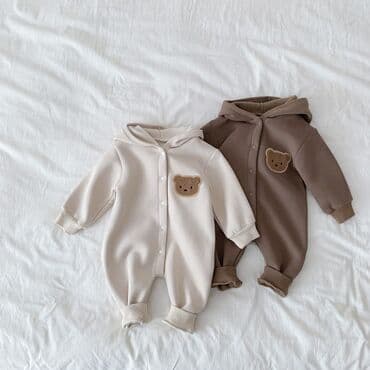 термобелье детское бишкек: Боди, цвет - Коричневый, Новый — 16