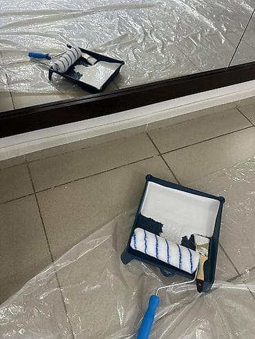 валики: Малярный набор для покраски стен и потолков Состав: - Малярный лоток — 1