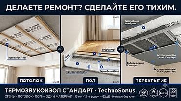 🔇 Шумоизоляция для ремонта — стены, потолок, перекрытия | TECHNOSONUS