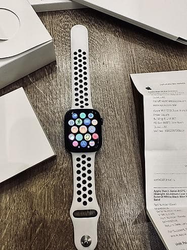 s1 active: Apple Watch Series 8 45mm Midnight Aluminium GPS Nike Состояние — 4