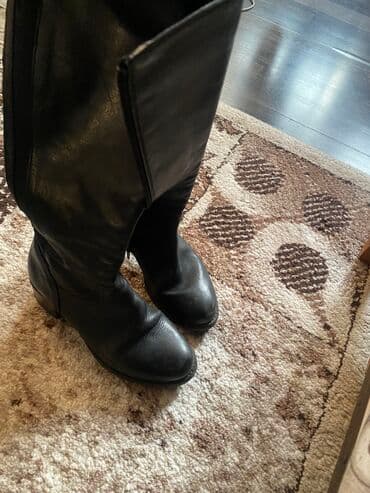 сапоги зимние женские натуральная кожа натуральный мех распродажа: Сапоги кожа Женская 37 38размер Кожа 100% Внутри тонкий мех Теплый — 1