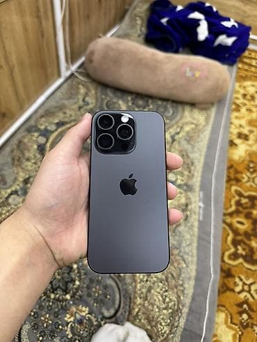 телефон iphone 6 plus: IPhone 16 Pro, Б/у, 256 ГБ, Black Titanium, Защитное стекло, 95 % — 1