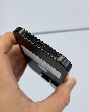 iphone 13mini: IPhone 16 Pro, Б/у, 128 ГБ, Black Titanium, Защитное стекло, Чехол, Коробка, В рассрочку, 100 % — 7