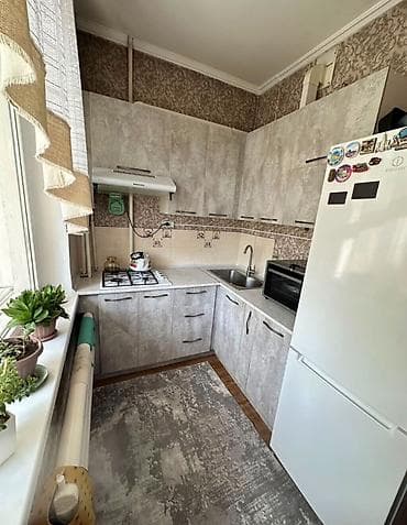 Недвижимость: 1 комната, 34 м², Аламедин-1 мкр 105 серия, 2 этаж, Евроремонт — 4