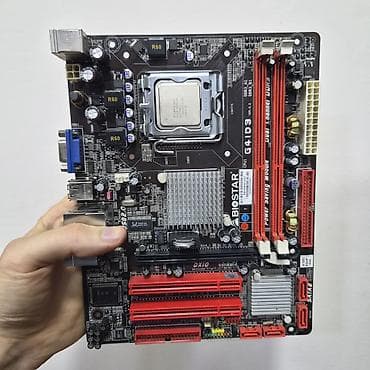 Настольные ПК и комплектующие: Материнская плата для ПК, Новый, Biostar, LGA775, Micro-ATX — 2