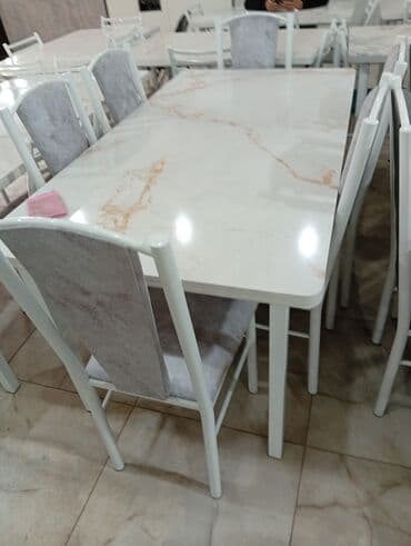 стол в гостиной со стульями: Кухонный стол и стул, Новый, Платная доставка — 6