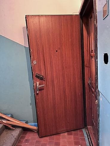 Двери для домов и квартир, Металлическая, Одностворчатая, цвет - Коричневый — 4