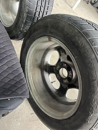 шина от трактора: Колеса в сборе 225 / 55 / R 16, Всесезонная, Б/у, Комплект, Легковые, Железные, отверстий - 5 — 5